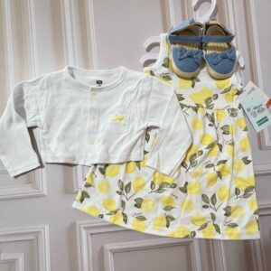 vestido lemon + zapatos 18m