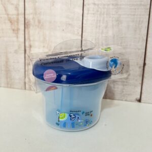 contenedor de leche en polvo rotativo azul
