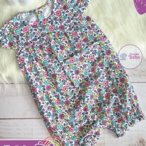 romper flowers 6 9m