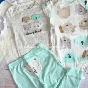 conjunto love turquesa 9m