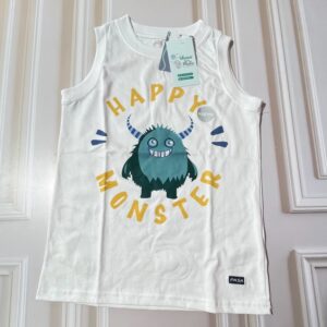 camiseta alg pol blanco 8t