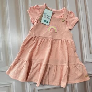 vestido + blusa rosa 3t