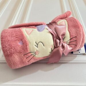 cobija bebe lila gatita