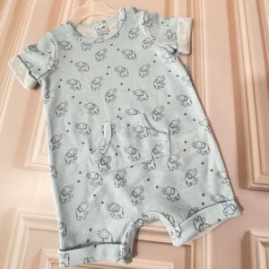 romper elefante celeste 3 6m