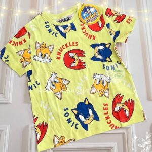camiseta yellow sonic 5 6t