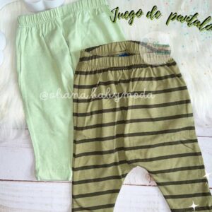 pantalones baby x2