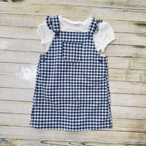 overol dress 24m