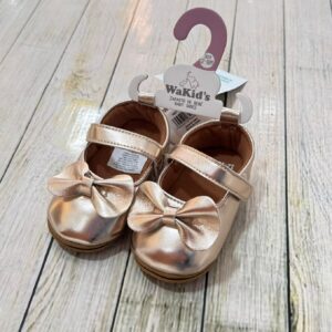 zapatos rosa gold 9 12m / 12 18m