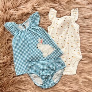 conjunto x3 conejita 6m