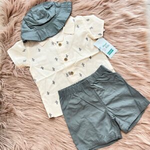 conjunto green ivory 18m