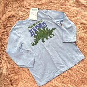 buzo celeste dino 2t