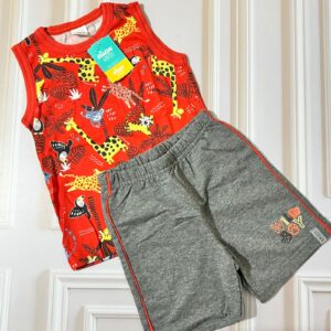 conjunt rojo animals 3t