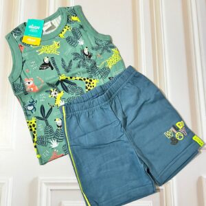 conjunto verde animals 2t