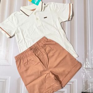 conjunto camiseta blanco 3t