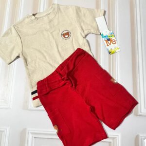 conjunto osito cafe 24m