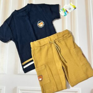 conjunto osito azul 18m