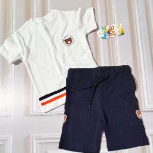 conjunto osito blanco 12m