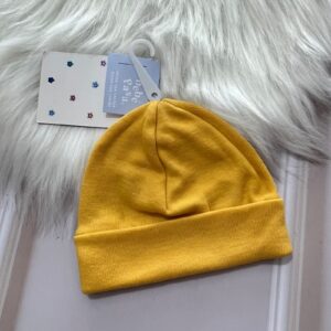 gorro alg pol amarillo 0m