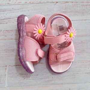 sandalias luces pink