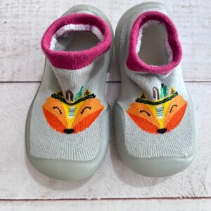media zapato silicon gris 22 23