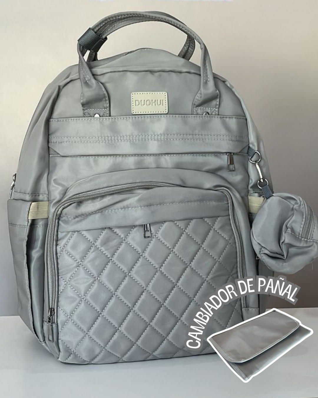 paÑalera gris impermeable