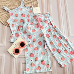conjunto pantalon celeste bonbluess 12m