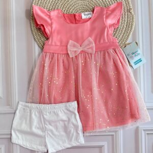 vestido tiny pink 6 12m