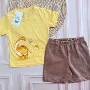 conjunto dino amarillo 24m