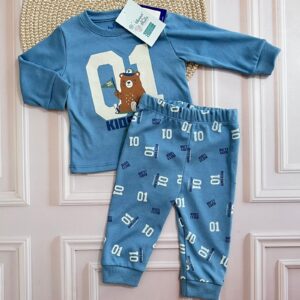 pijama celeste oso12m