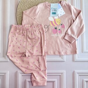 pijama pink abejita 24m