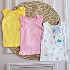 camiseta sm broches flor/basicos 0m